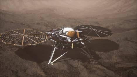 Insight-Marte-Explorando-La-Superficie-Del-Planeta-Rojo
